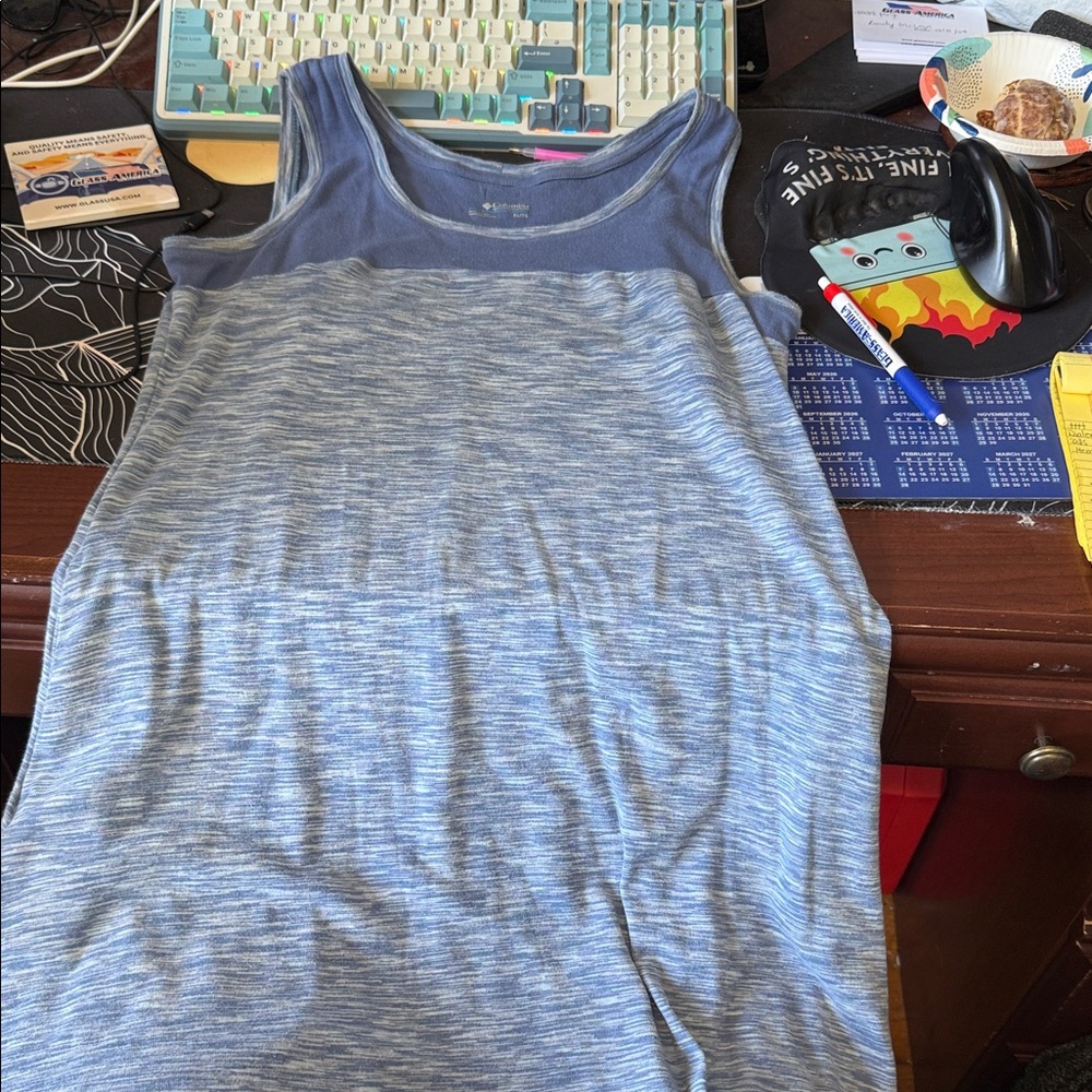 Columbia Blue Sleeveless Dress